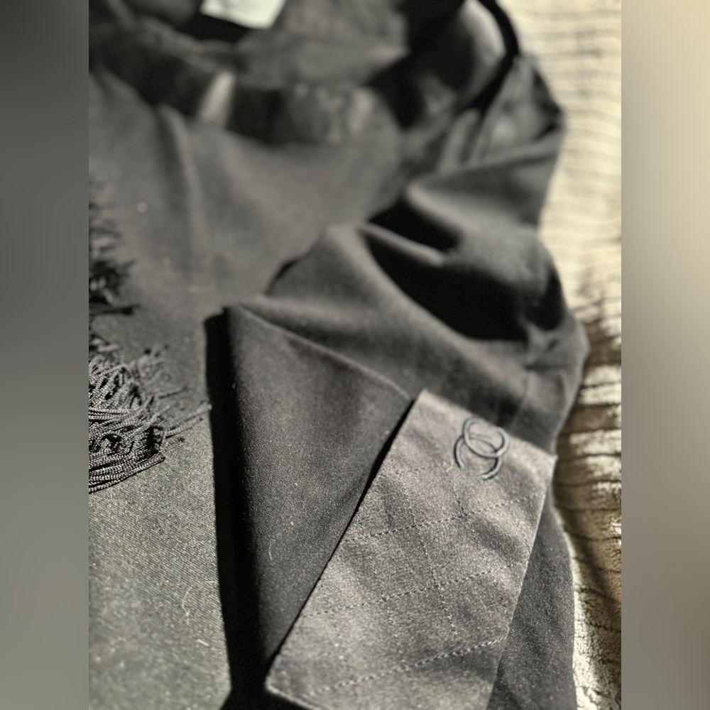 Chanel- Property of Chanel- Rare- Chanel Black Quilted Top.